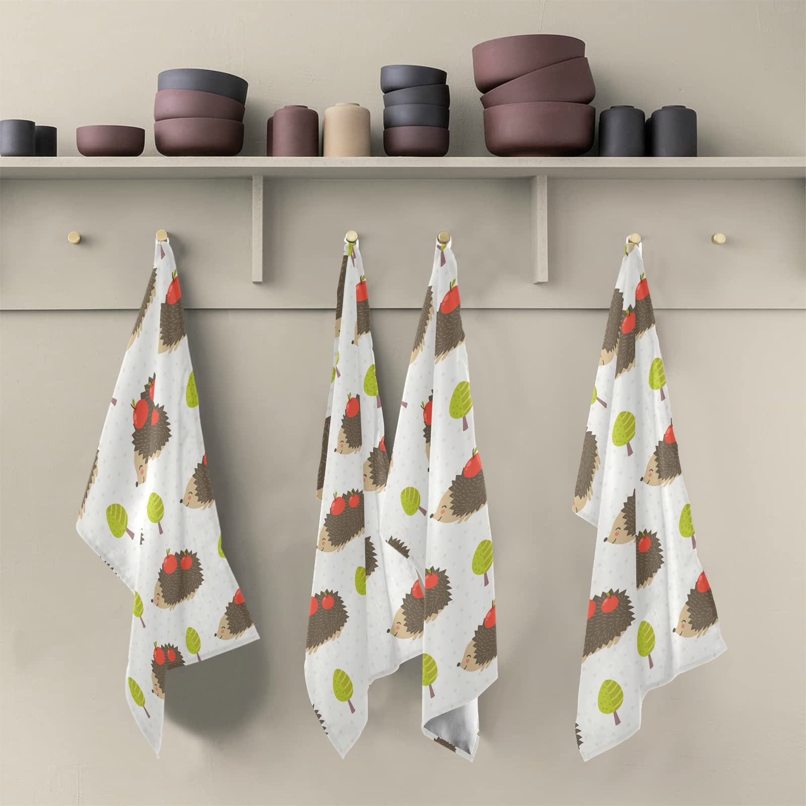 Premium Polyester Kitchen Dish Towel Set - 1 Seamless Waffle Weave Dishcloth with Hanging Loop, Absorbent & Durable for Dishes, Hands & Bar Cleaning - Perfect for Kitchen, Dining & Tea Time Use