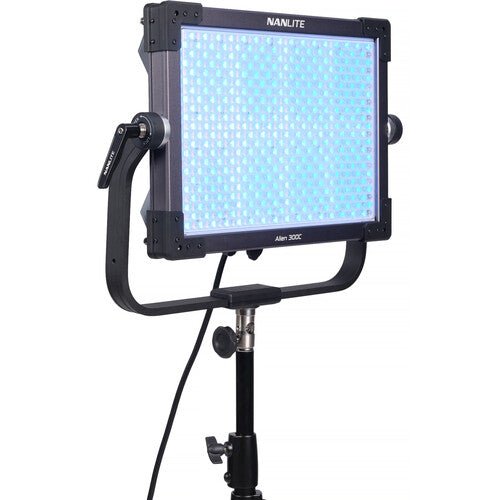 Nanlite Alien 300C RGBWW LED Panel with Softbox & Eggcrate - Professional Studio Lighting for Photography, Videography, and Live Streaming