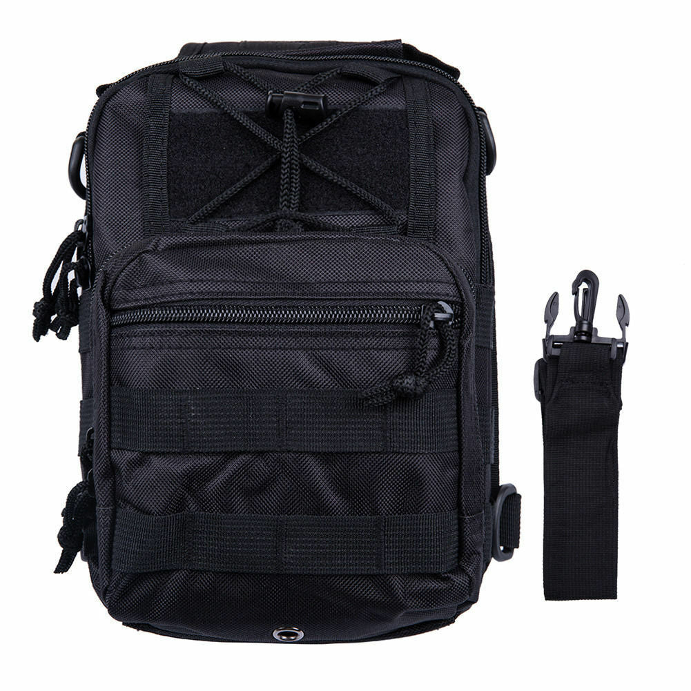 Tactical Shoulder Sling Bag - Durable Crossbody Chest Pack for Outdoor, Hiking, Travel & EDC Essentials | Compact & Water-Resistant Design
