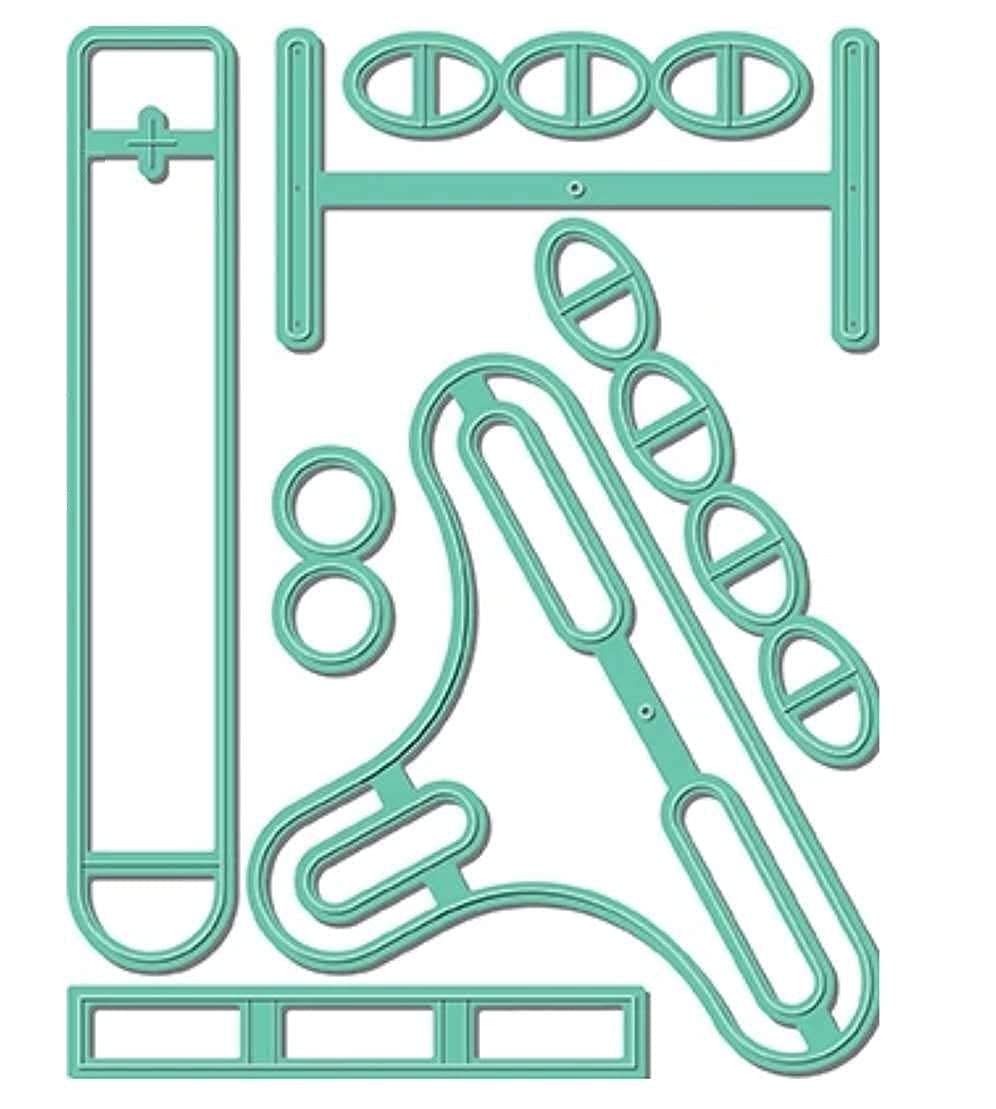 HAS Mountain Metal Cutting Dies Set - DIY Scrapbooking, Photo Album, Card Making, Paper Crafts, Embossing Stencil Templates for Birthday, Memorial, Good Day Decorations | Perfect for Card Design, Gift Box Embellishments, and Memory Keeping Projects