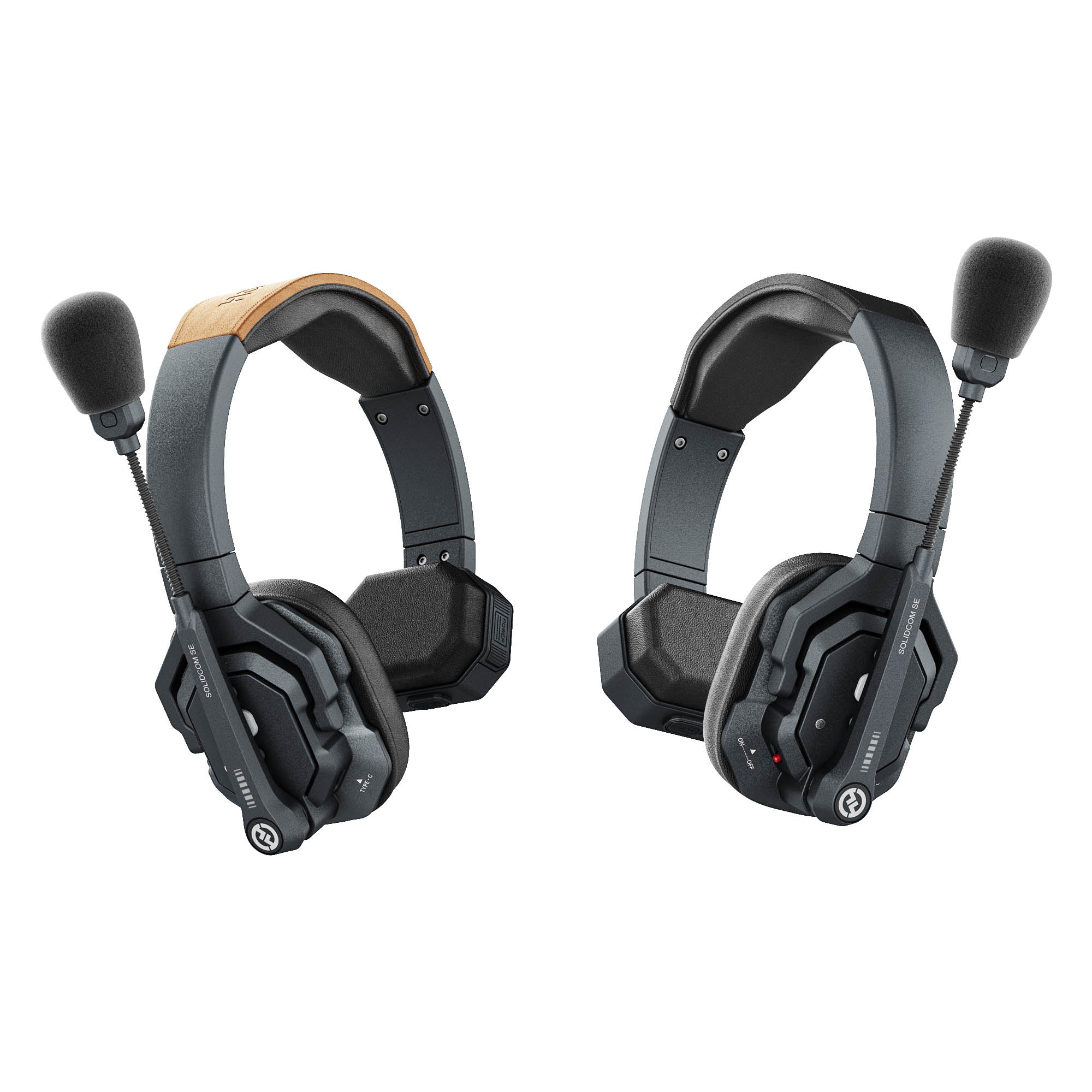 Solidcom SE 2S 2-Person Wireless Intercom System with Noise Cancelling Headsets - Clear Communication for Construction, Motorcycle Riding & Outdoor Activities