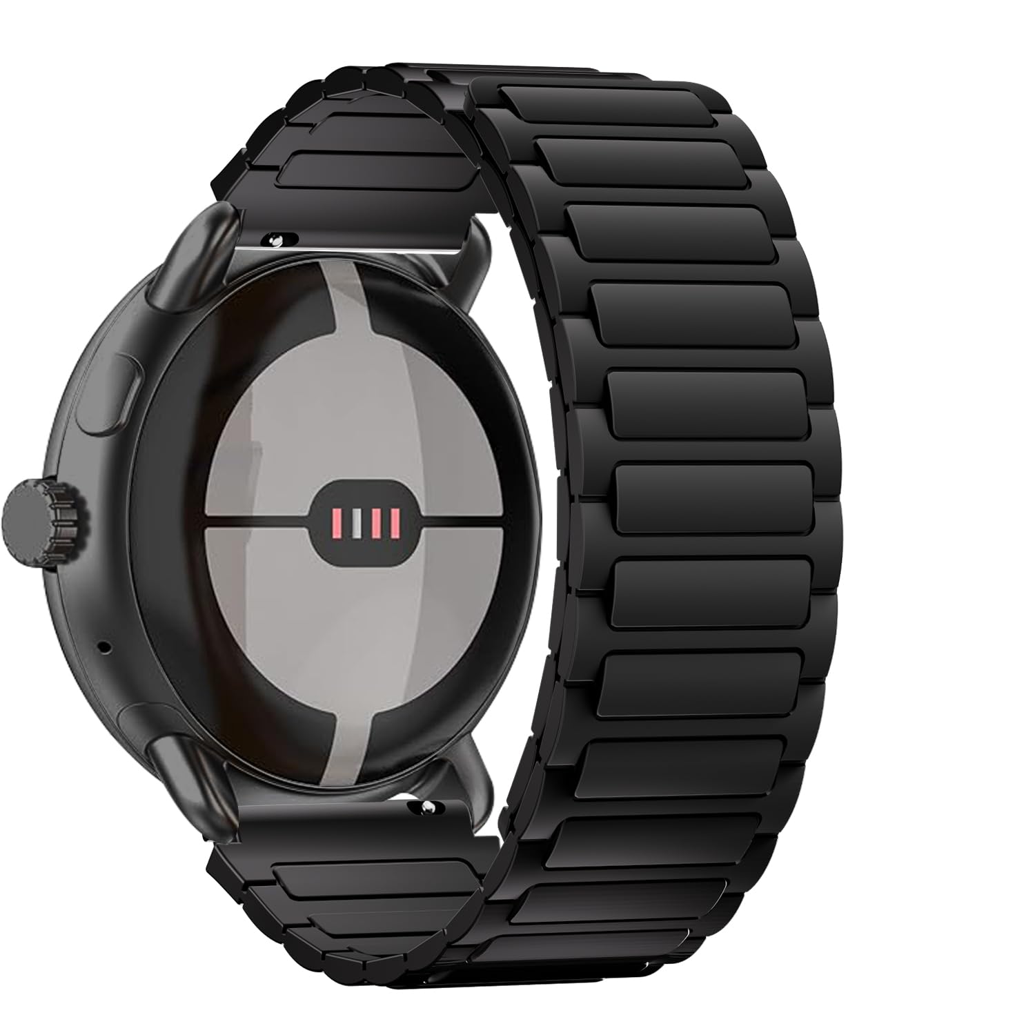 EVPLNT Magnetic Watch Band for Google Pixel Watch 2 & Pixel Watch - Adjustable Silicone Strap with Secure Magnetic Closure - Perfect for Workouts, Running & Everyday Wear