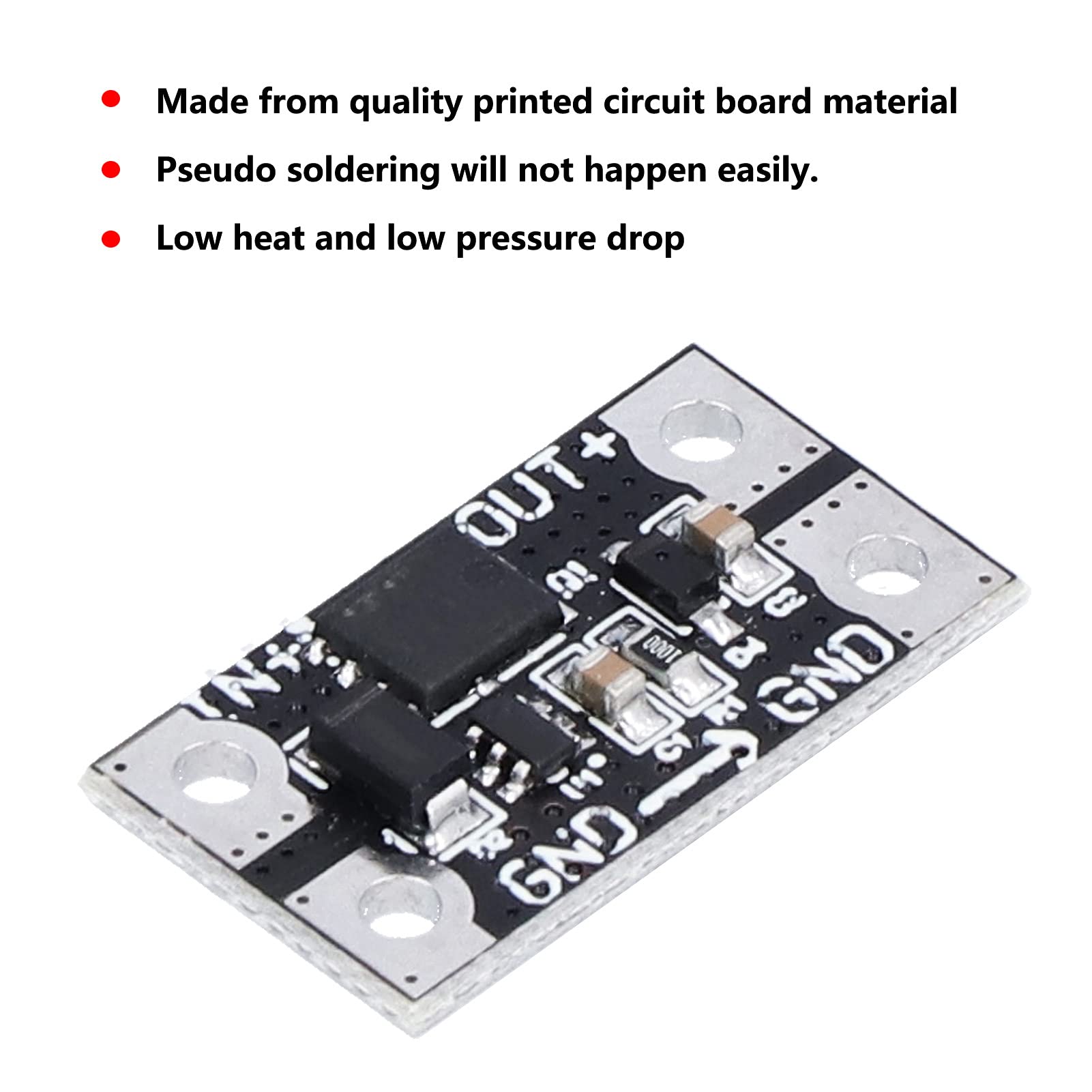 2-Pack Ideal Diode Controller - Anti-Backflow, Low Heat, High Voltage Protection for Solar Panels & Electronic Devices | Perfect for Off-Grid Systems, Battery Charging & Power Management