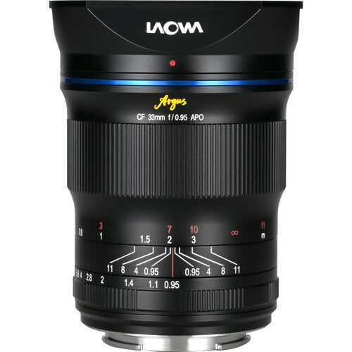 Laowa Argus 33mm F0.95 CF APO Lens for Sony E Mount - Perfect for Low Light Photography & Cinematic Videography
