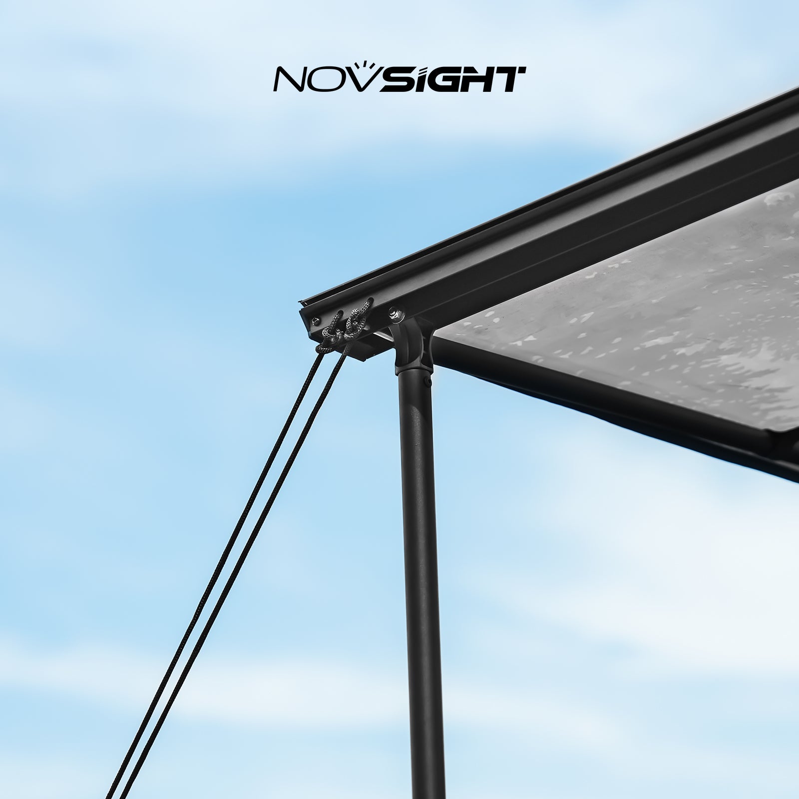Novsight Car Side Awning Tent - Portable Sun Shelter for Camping, Beach, Picnic & Outdoor Adventures - Universal Fit for SUV, Truck & Van