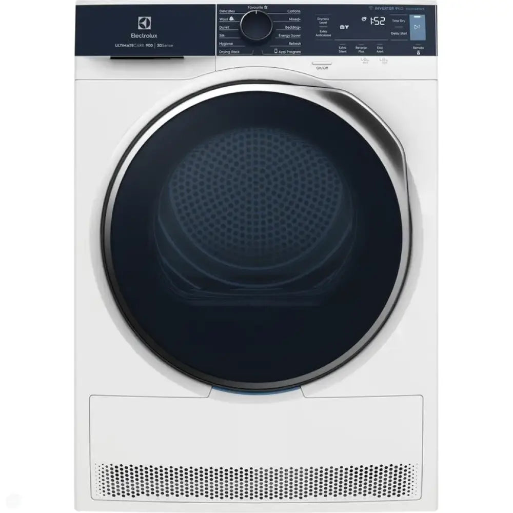 Electrolux EDH913R9WB 9kg Energy Efficient Heat Pump Dryer for Home - Perfect for Small Families & Apartments with Fast Drying & Low Energy Consumption