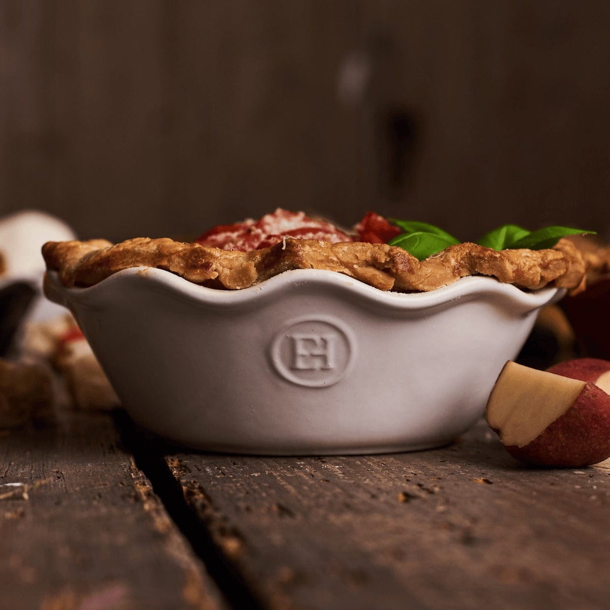 Emile Henry Mini Pie and Sugar Bowl Set of 2 - Premium Ceramic Baking Dishes for Desserts, Pies, and Pastries - Perfect for Holiday Baking, Dinner Parties, and Gift Giving