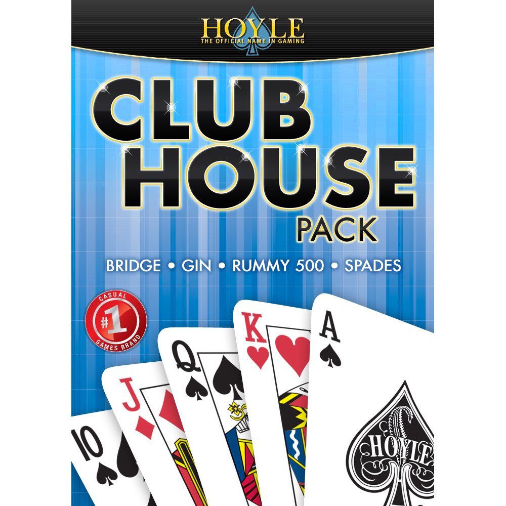 Hoyle Club House Pack - Downloadable Card Game Bundle for Family & Friends | Perfect for Game Nights, Parties, and Travel Entertainment