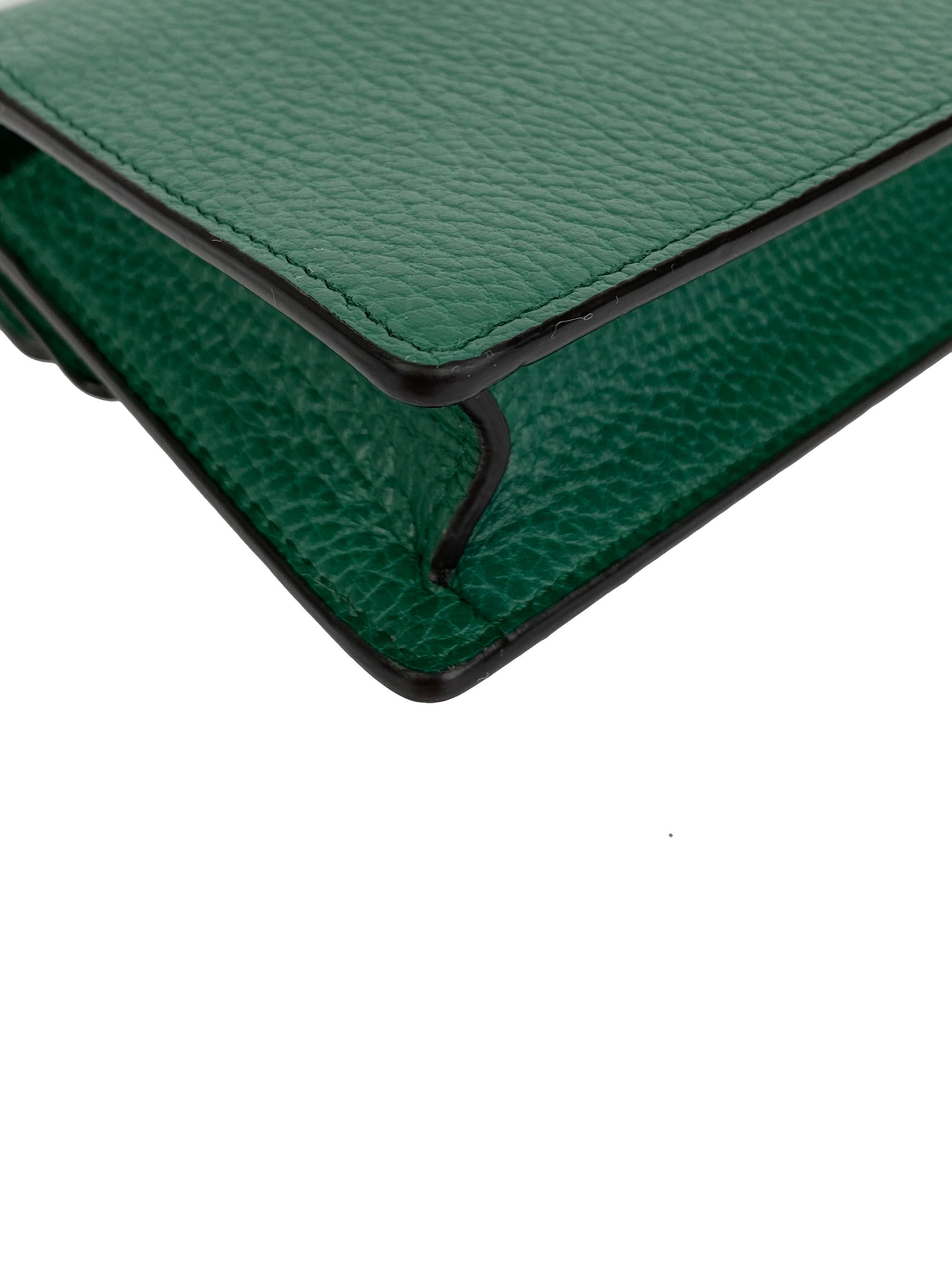 Gucci Green Super Mini Dionysus Bag - Stylish Leather Crossbody Purse for Women | Perfect for Parties, Dates & Everyday Use