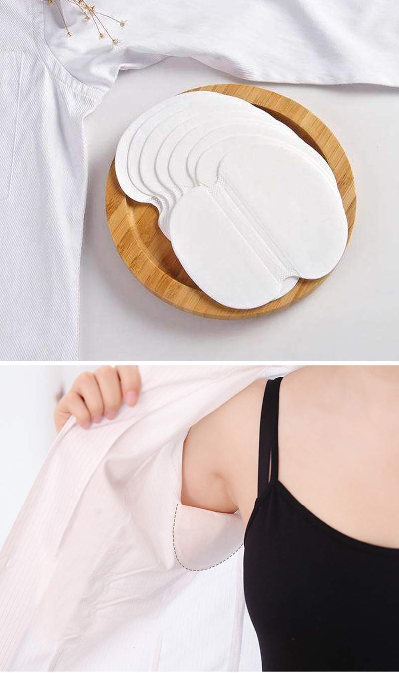 WOIWO 20 PCS Invisible Armpit Sweat Absorbent Patches - Disposable Antiperspirant Pads for Women & Men, No Trace & Odor Control - Perfect for Summer, Workouts, and Formal Events