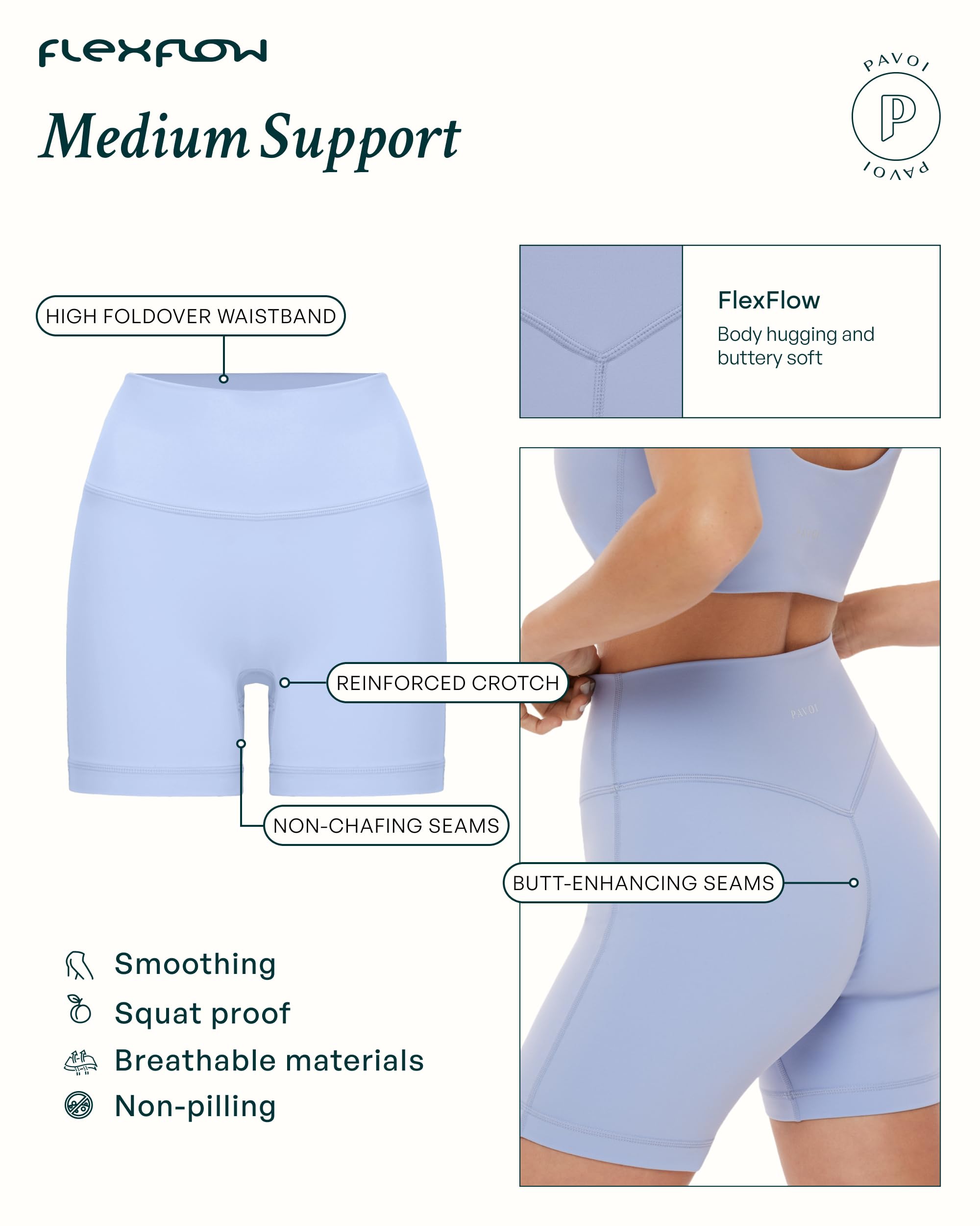 Buttery Soft High Waisted Yoga Shorts for Women - 4