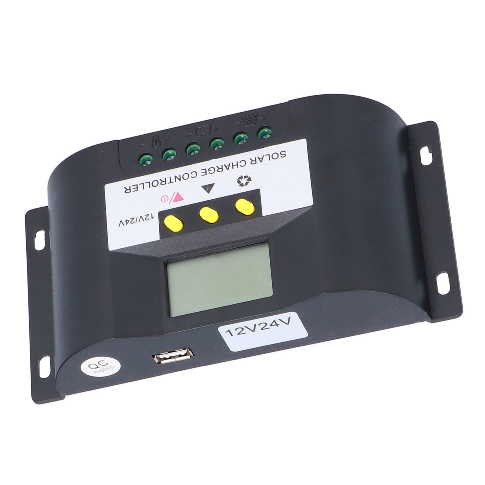 Smart Solar Controller with LCD Display for Solar Panels - Perfect for DC Loads & Off-Grid Systems