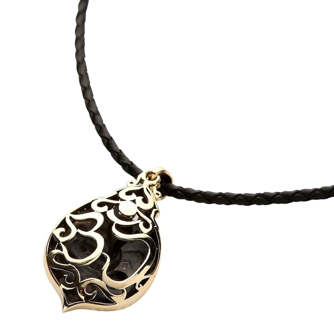 Ganesh Hindu God Sterling Silver Locket Pendant Necklace - Elegant Religious Jewelry for Spiritual Protection & Blessings | Perfect for Puja, Meditation & Daily Wear