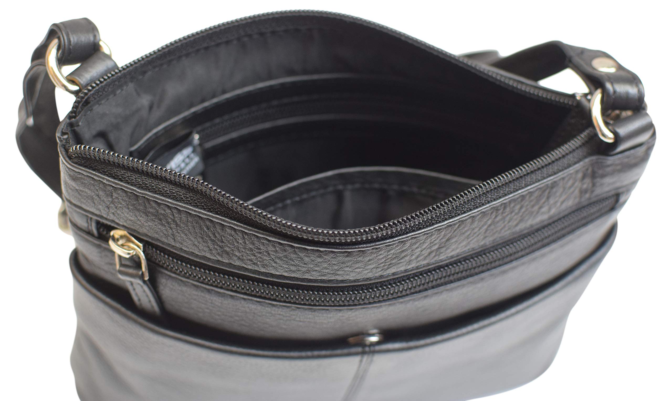Premium Women's Leather Crossbody Shoulder Bag - Luxury Handbag Purse for Ladies - Perfect for Work, Travel & Everyday Use