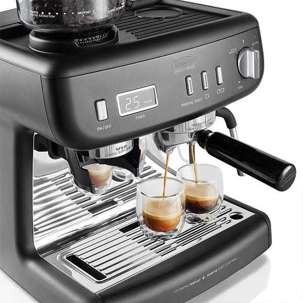 Sunbeam Barista Plus Espresso Coffee Machine - Professional Grade for Home Baristas, Perfect for Lattes & Cappuccinos | Ideal for Kitchens, Offices & Gifts