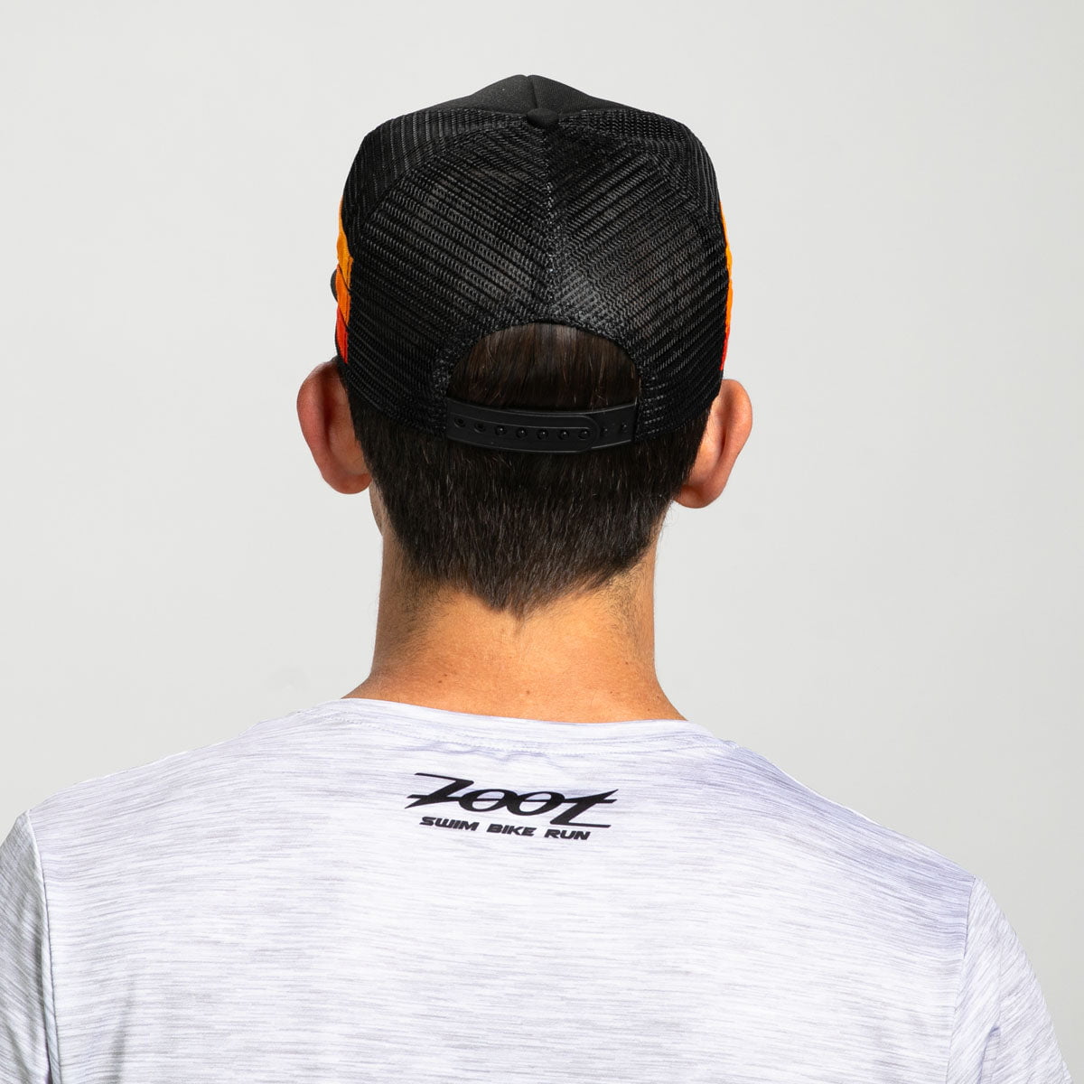 Unisex Flat Bill Baseball Cap with Mesh Panels & Black Stripes - Stylish & Breathable for Outdoor Sports, Hiking, and Casual Wear