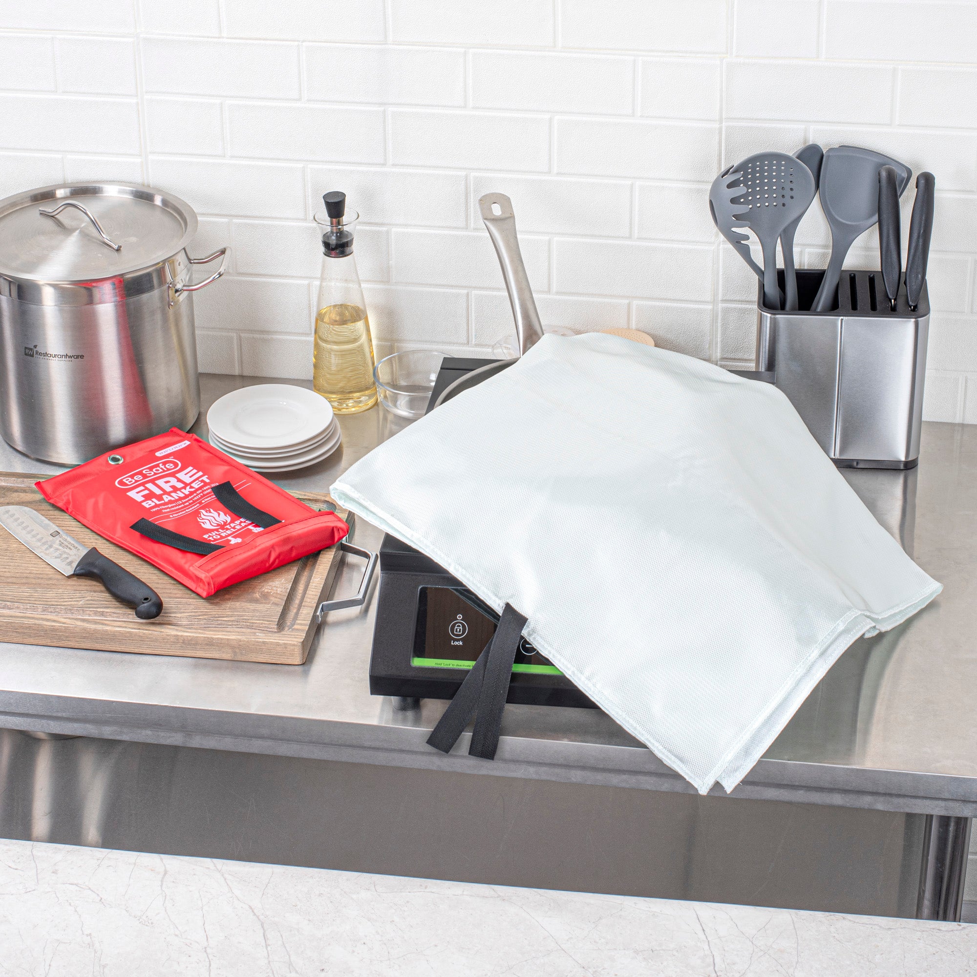 Fiberglass Emergency Fire Blanket - 39.25