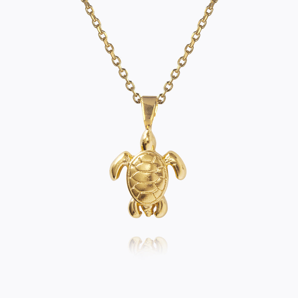 Elegant Turtle Necklace for Women - Sterling Silver Turtle Pendant Jewelry - Perfect Gift for Nature Lovers & Animal Lovers - Ideal for Casual Wear, Beach Outings & Eco-Friendly Fashion