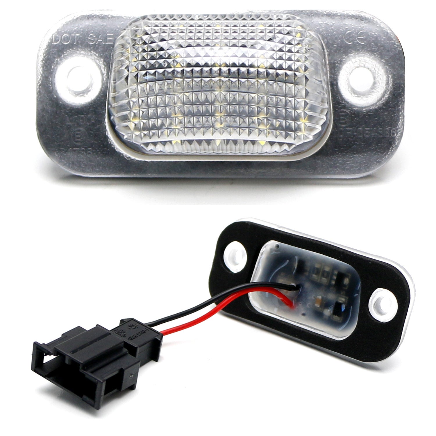 18 SMD White LED License Plate Lights for Volkswagen Euro MK3 Golf & Polo III - Bright Replacement Bulbs for Night Driving & Enhanced Visibility