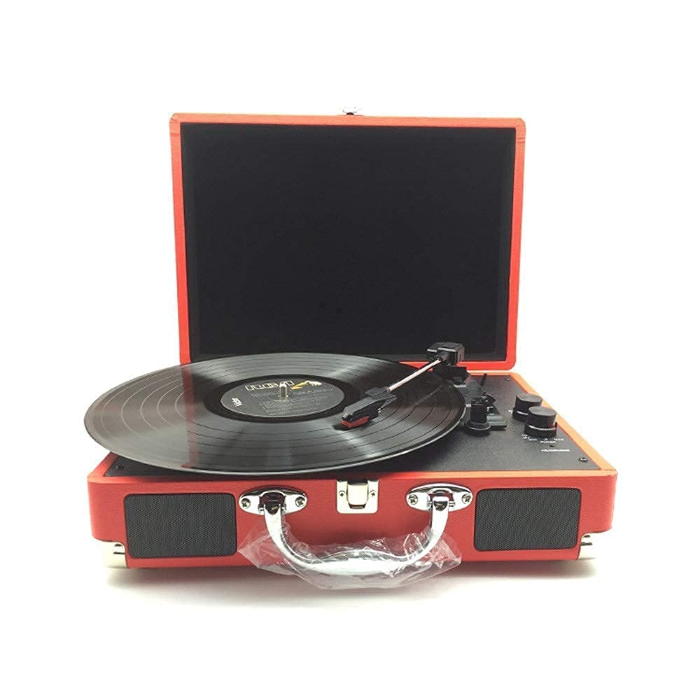 MaGiLL Portable Vinyl Turntable with Built-in Speakers - 3-Speed Belt Drive Record Player for Vinyl Lovers | Perfect for Home, Office & Parties | Enjoy Vintage Music Anywhere