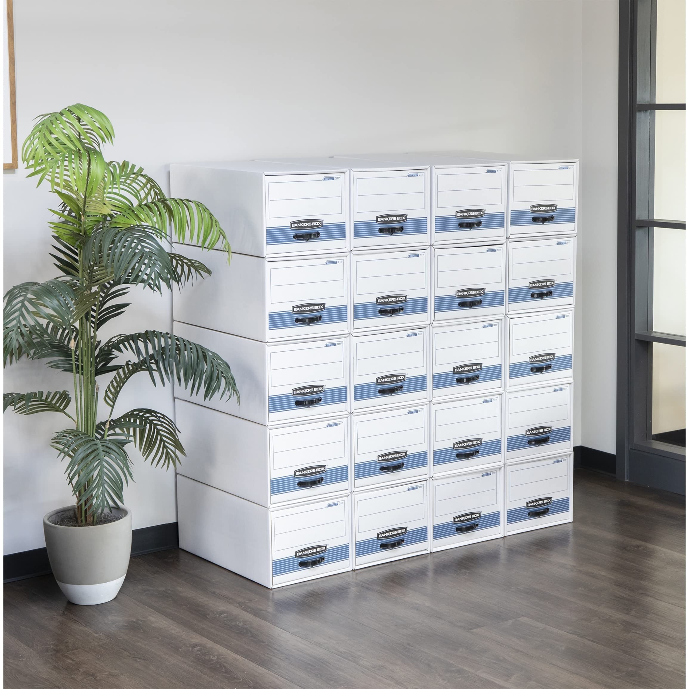 Bankers Box Stor/Drawer® Steel Plus™ Legal Size File Storage Box - Durable Metal Filing Cabinet for Office, Home & Business Organization