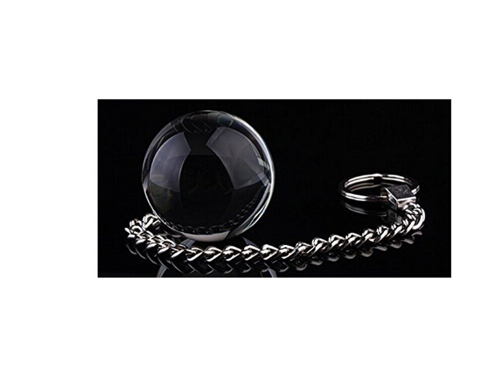 Fetish Crystal Ball Glass Anal Plug - Koro Ball Vaginal Exerciser for Kegel Training - Bondage & Sensual Play Adult Sex Toy - Perfect for Couples, BDSM & Solo Pleasure