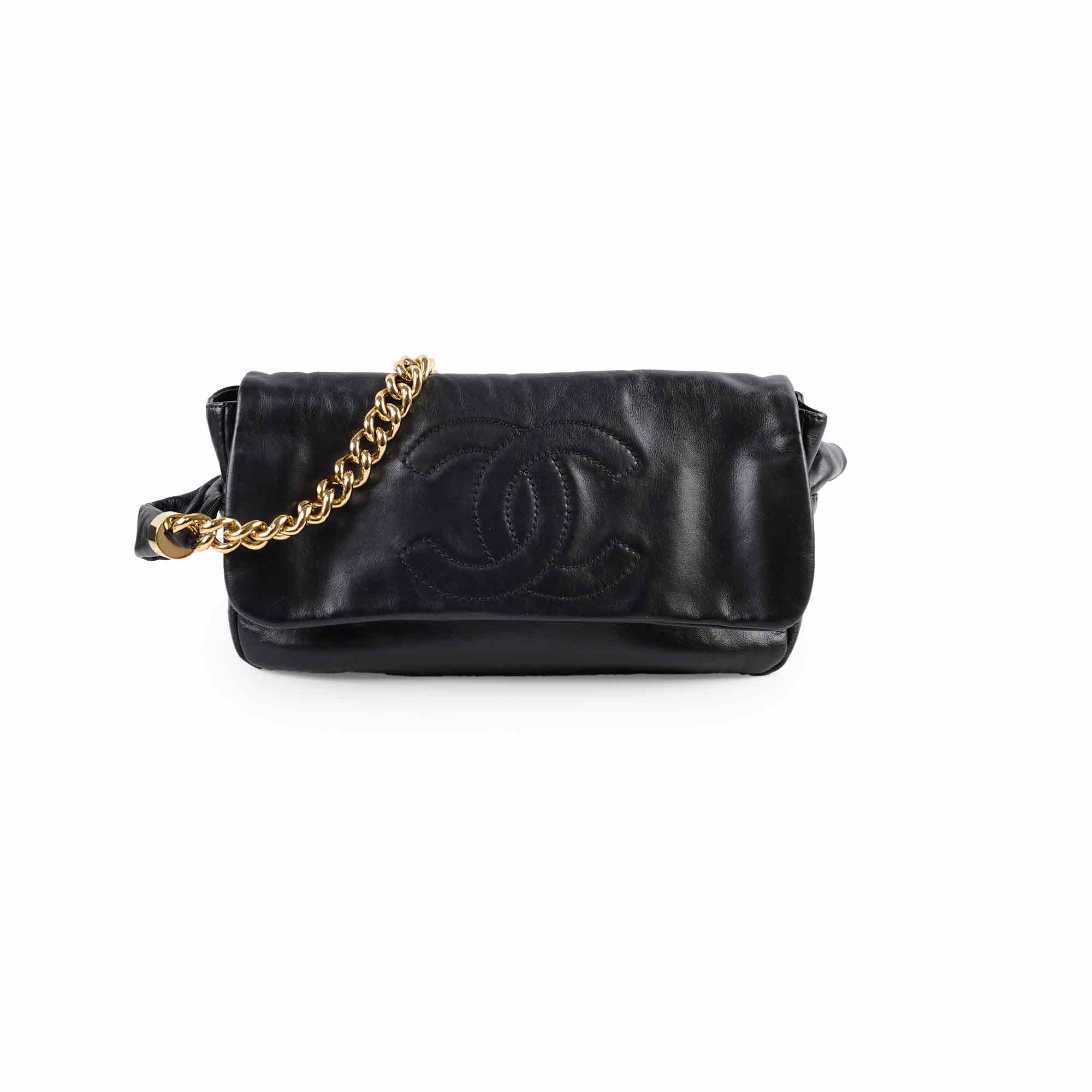 Chanel Rodeo Drive Flap Bag Black Leather - Luxury Designer Handbag for Women | Perfect for Parties, Date Nights & Special Occasions