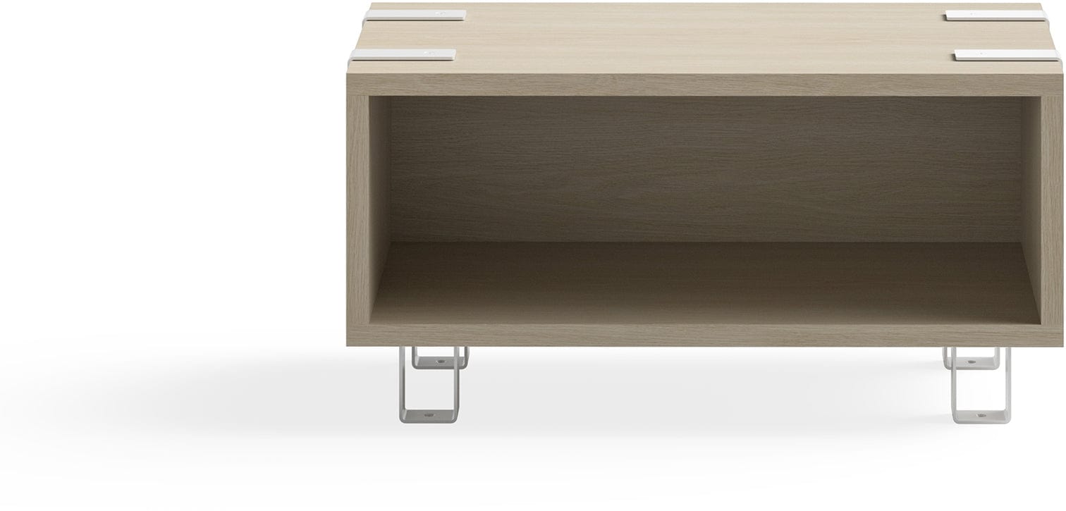 Safco Ready™ Home Office Stackable Storage Bins - 12.25”H (5510WHNA) - Perfect for Organizing Files, Office Supplies & Home Essentials
