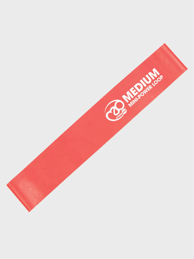 Yoga Mad Single Mini Resistance Band Power Loop - Medium Strength for Home Workouts, Yoga & Fitness Training | Perfect for Stretching, Toning & Physical Therapy