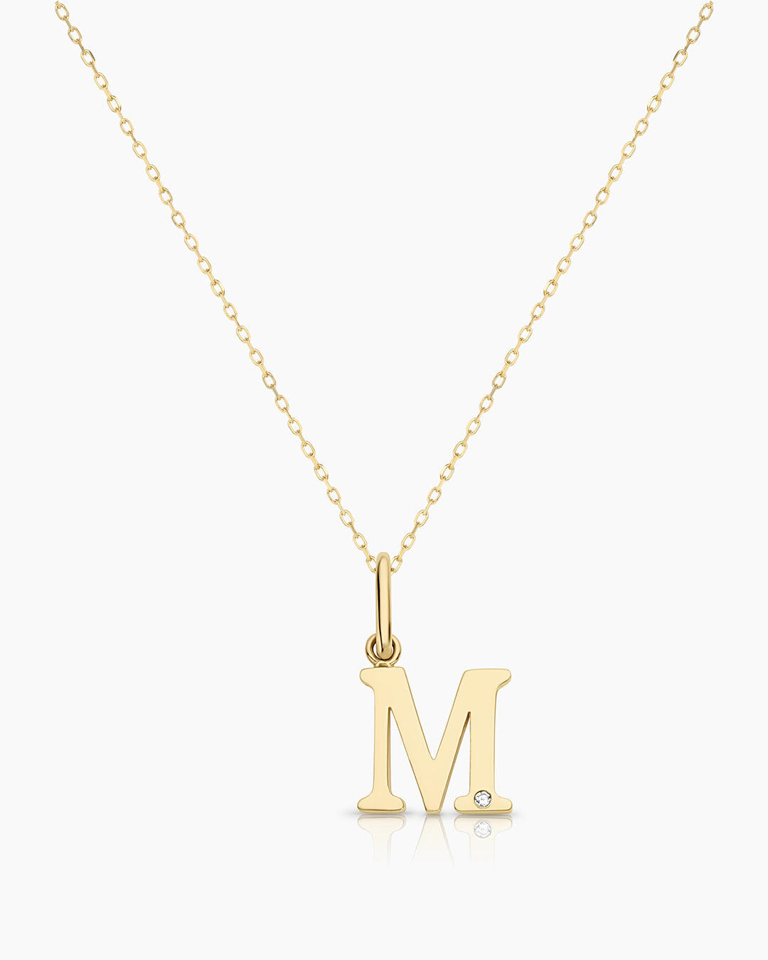 Vintage Diamond Alphabet Charm Necklace - Personalized Initial Pendant Jewelry for Women, Gift for Her, Birthday, Anniversary, Valentine's Day
