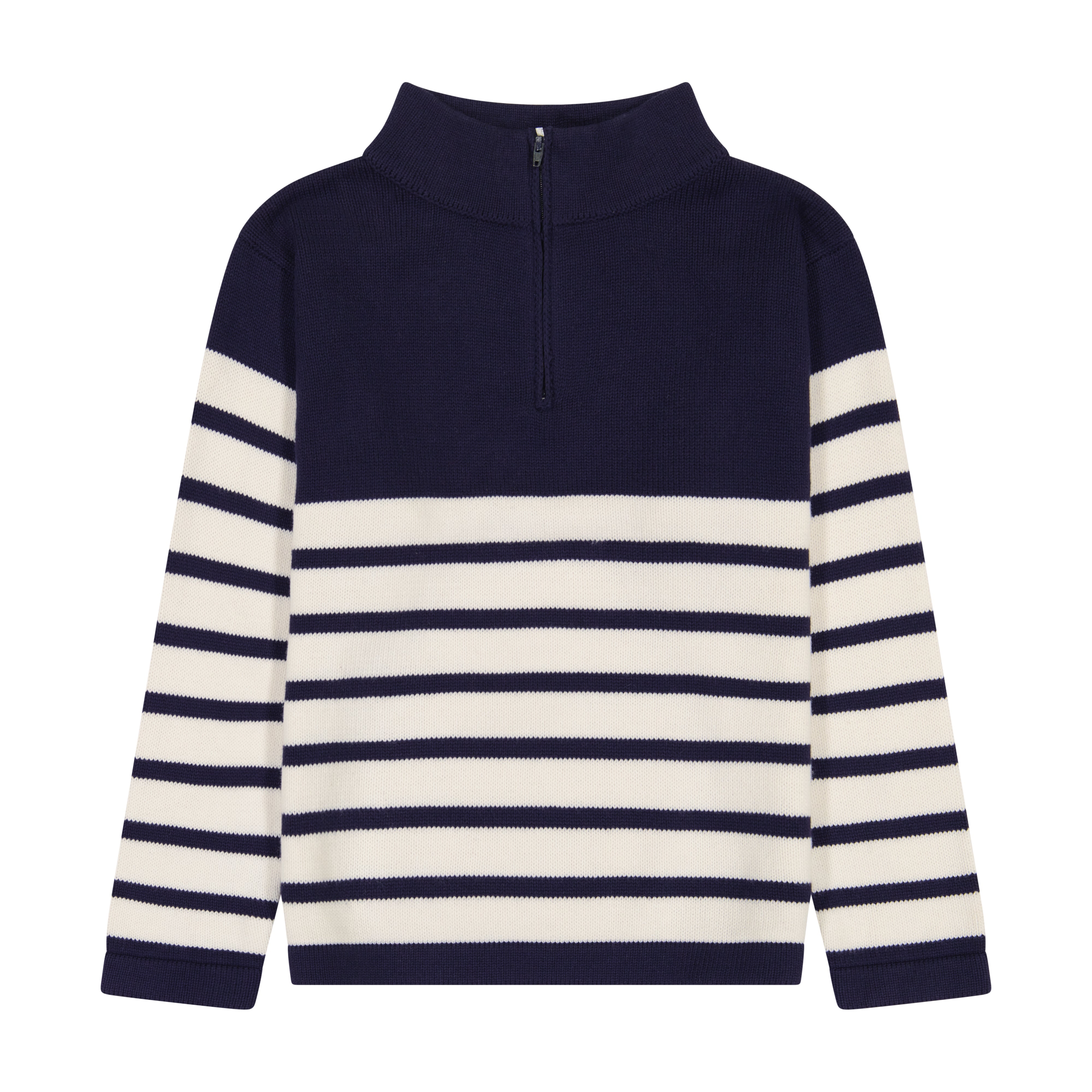 navy white stripe