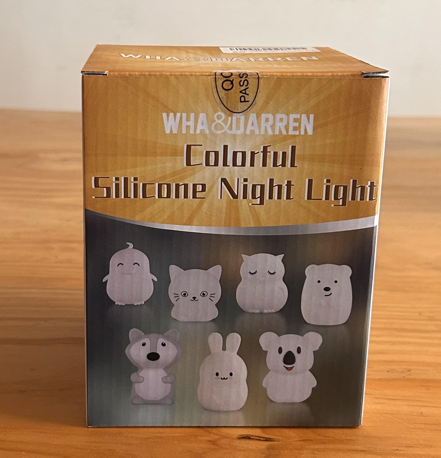 Medium Bear Night Light - 9 Color Changing, USB Rechargeable, Touch Control for Kids & Adults - Perfect for Bedrooms & Nurseries
