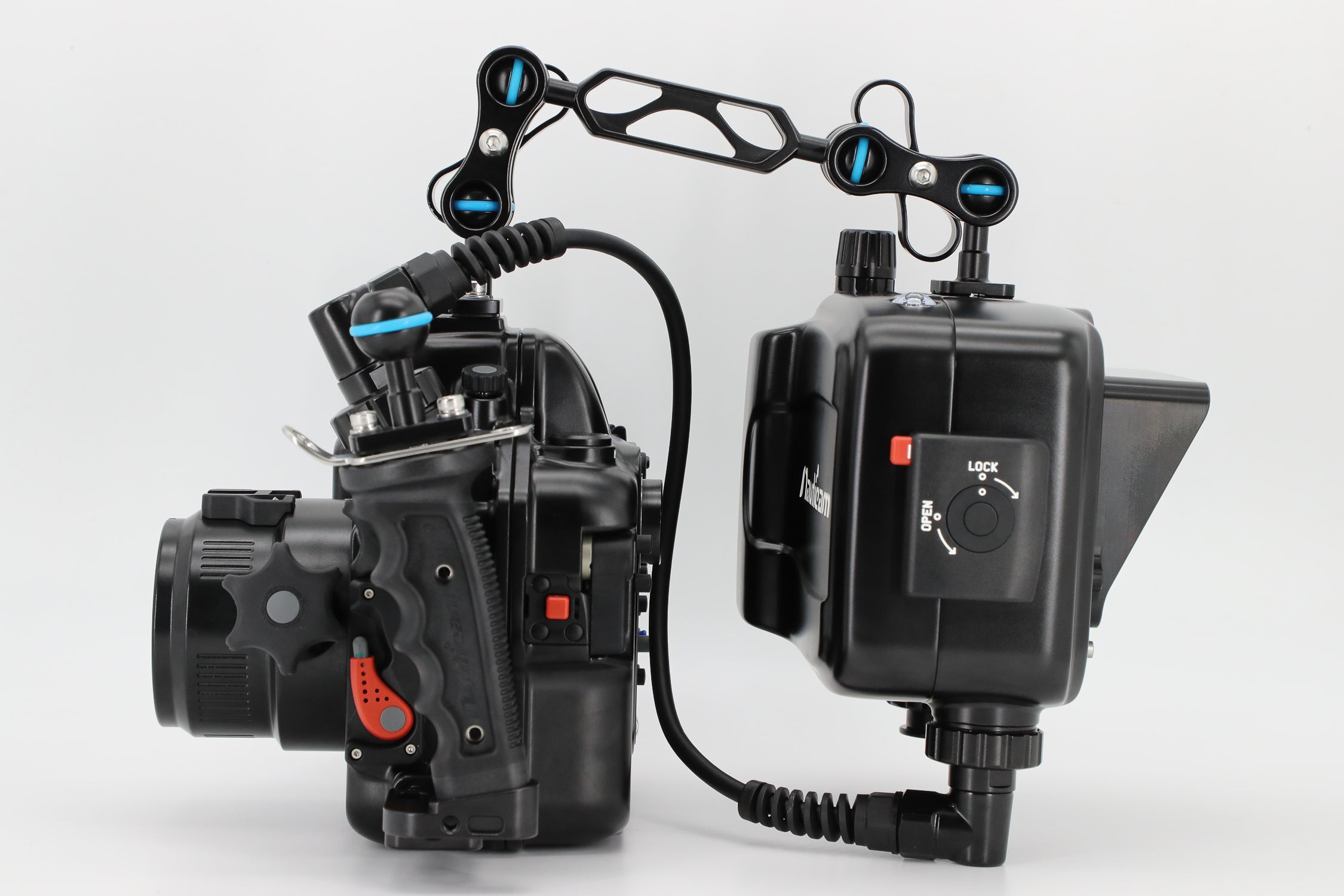 Waterproof Underwater Housing for Panasonic Lumix GH5/GH5S/GH5II Cameras - HDMI 2.0 Support - Ideal for Scuba Diving, Snorkeling & Underwater Photography