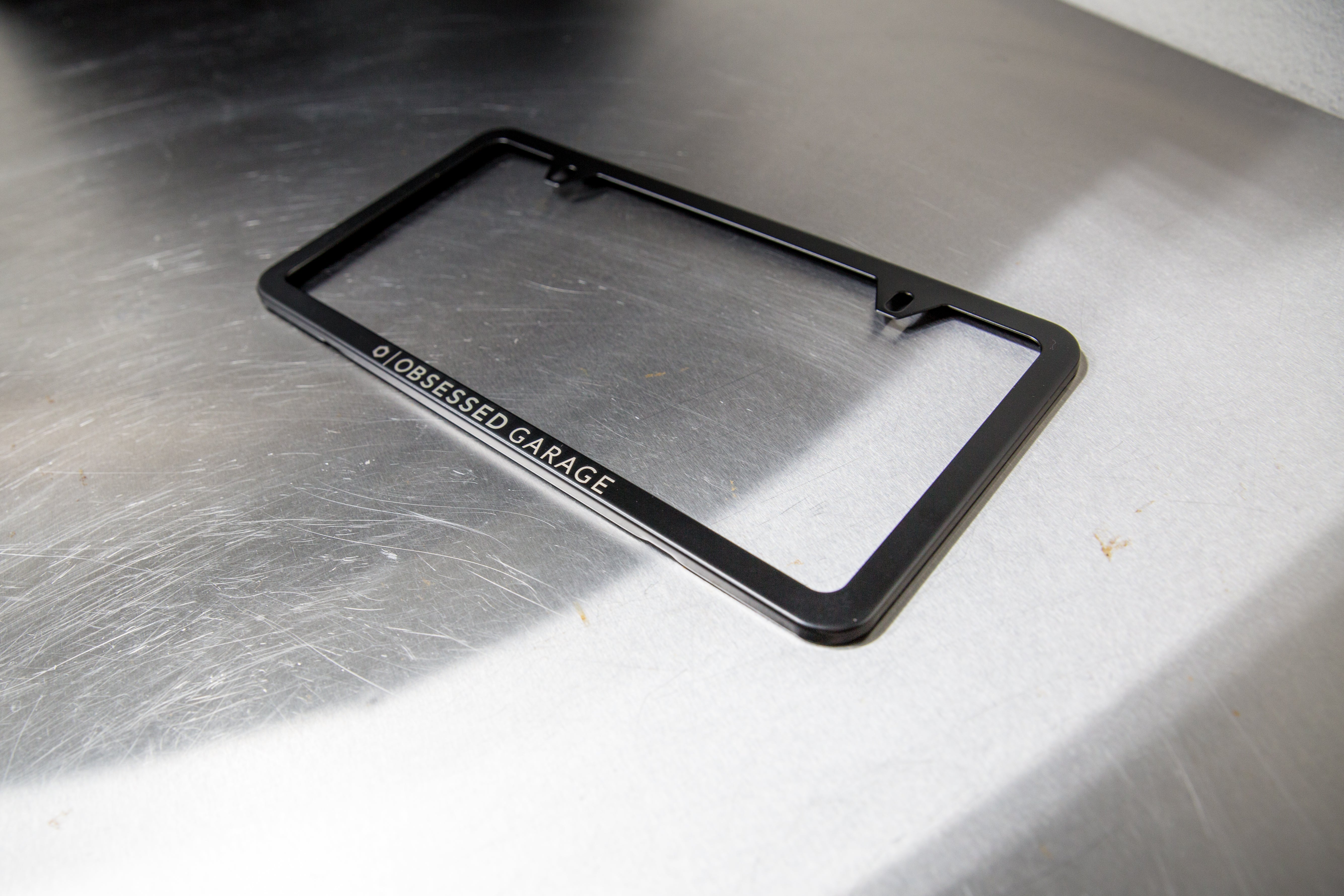 Premium Stainless Steel License Plate Frame - Rustproof & Durable Car Accessory for US Vehicles - Perfect for Cars, Trucks & SUVs - Enhances Vehicle Appearance & Protection