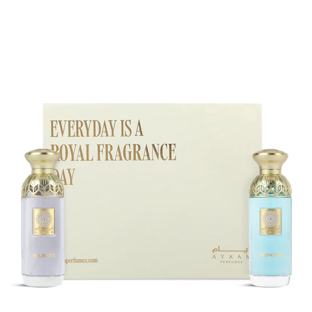 Royal Fragrances Set - 2 Piece Eau de Parfum (80ml Each) for Women & Men - Perfect for Gifts, Date Nights & Special Occasions