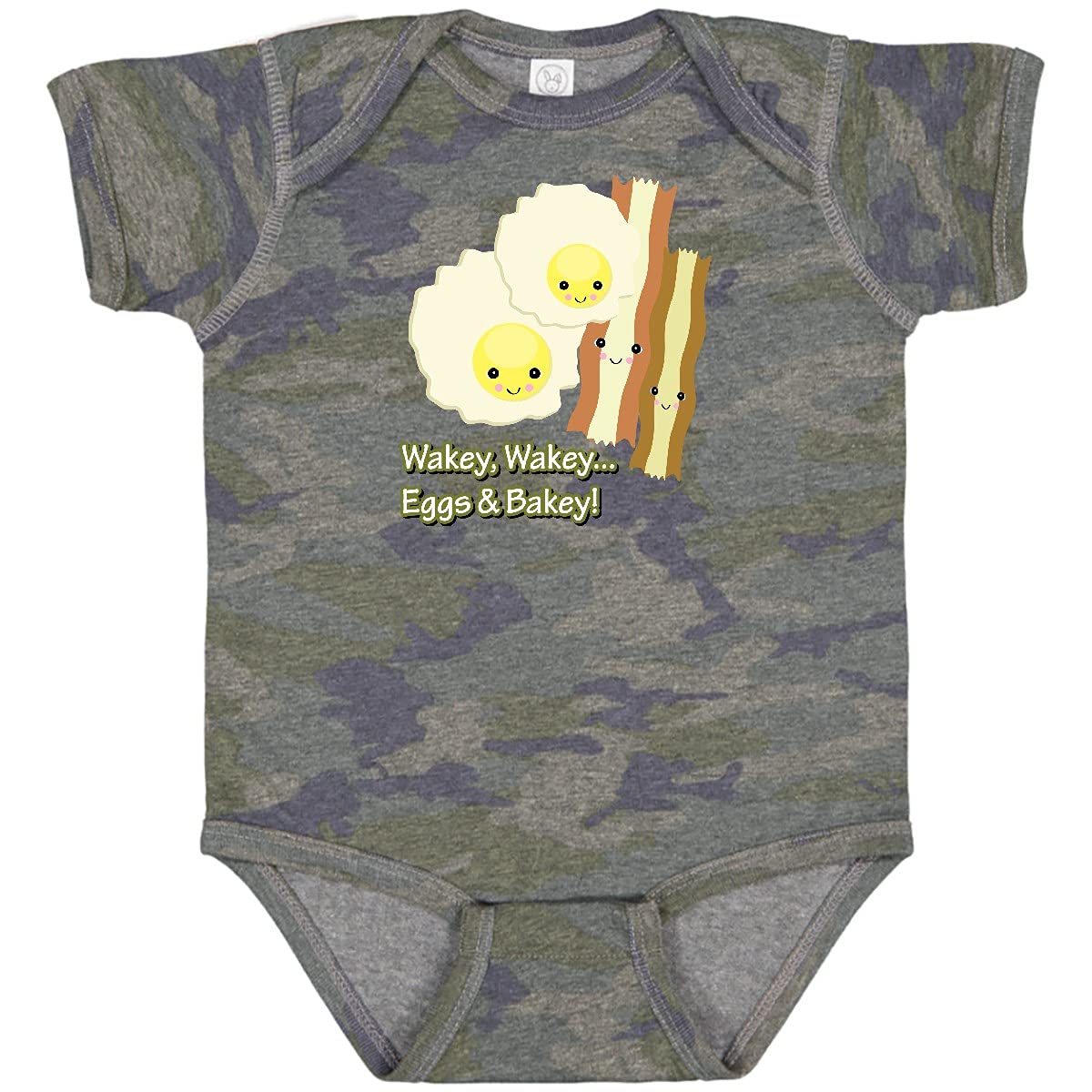 Cute Kawaii Wakey Wakey Baby Bodysuit - Perfect for Breakfast & Playtime