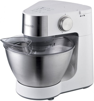 Kenwood KM281 Prosper Stand Mixer - 1000W Powerful Kitchen Machine, 5L Stainless Steel Bowl, 6 Speeds - Perfect for Baking, Dough Kneading & Whipping (White, 220V) - Ideal for Home Bakers & Professional Chefs