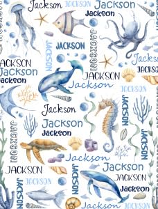 Oceans Animals Blanket