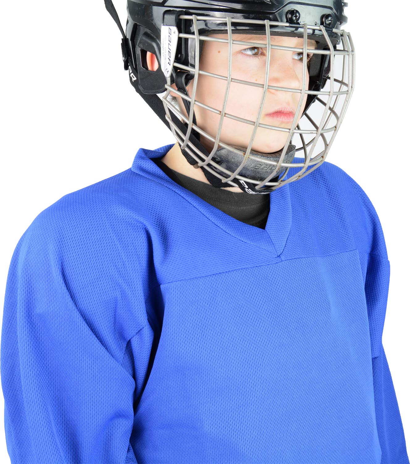 Youth Hockey Practice Jersey - Breathable & Lightweight for Training - Perfect for Kids & Teens Sports Drills & Games