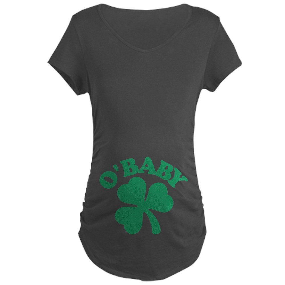 O'Baby Maternity Dark T-Shirt - Comfortable Pregnancy Tee for Expecting Moms | Perfect for Baby Showers, Maternity Photos & Everyday Wear