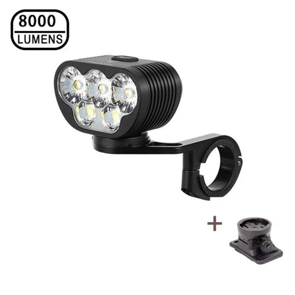 Magic Shine Monteer 8000S Galaxy Bike Light - High Lumens Rechargeable Cycling Headlight for Night Riding, Mountain Biking & Outdoor Adventures