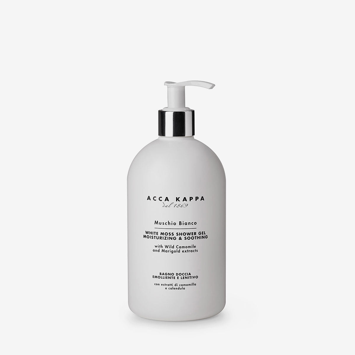 White Moss Bath & Shower Gel - Natural & Refreshing Body Wash for Men & Women - Perfect for Relaxing Spa Nights & Morning Refreshment