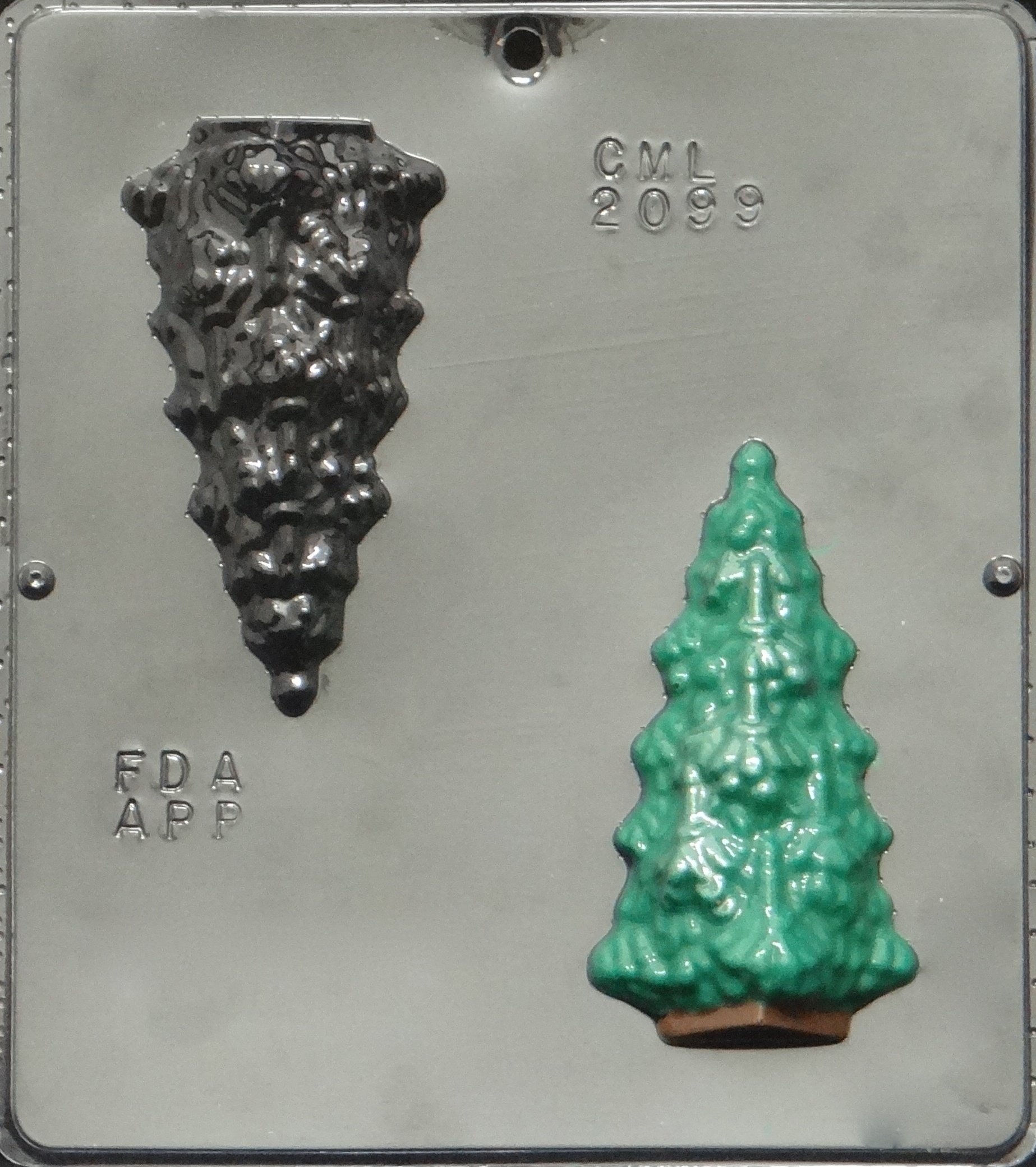 Christmas Tree Chocolate Candy Mold - 3D Silicone Baking Mold for Holiday Treats, DIY Desserts, and Christmas Party Decorations