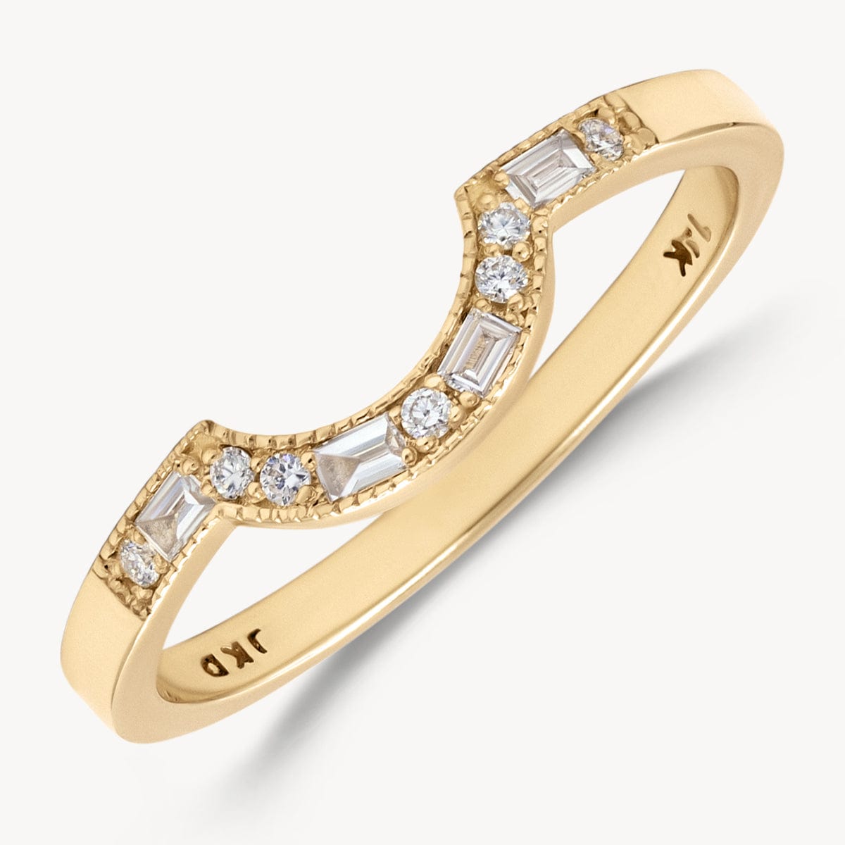 Diamond Staccato Arch - Elegant and Durable Jewelry for Women, Perfect for Weddings, Parties, and Special Occasions