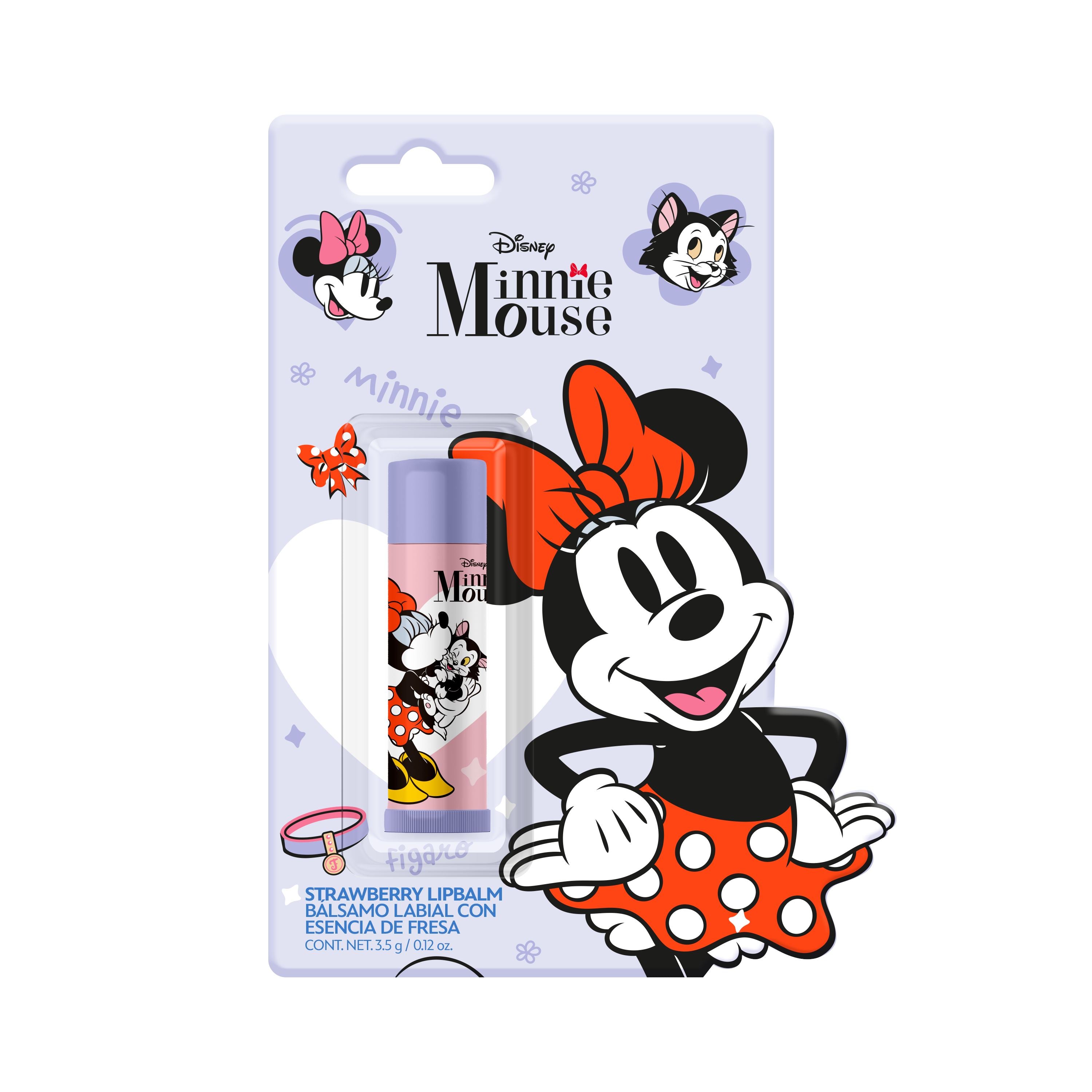 Disney Minnie Mouse Lip Balm - Moisturizing & Nourishing Lip Care for Dry Lips - Perfect for School, Travel, and Everyday Use