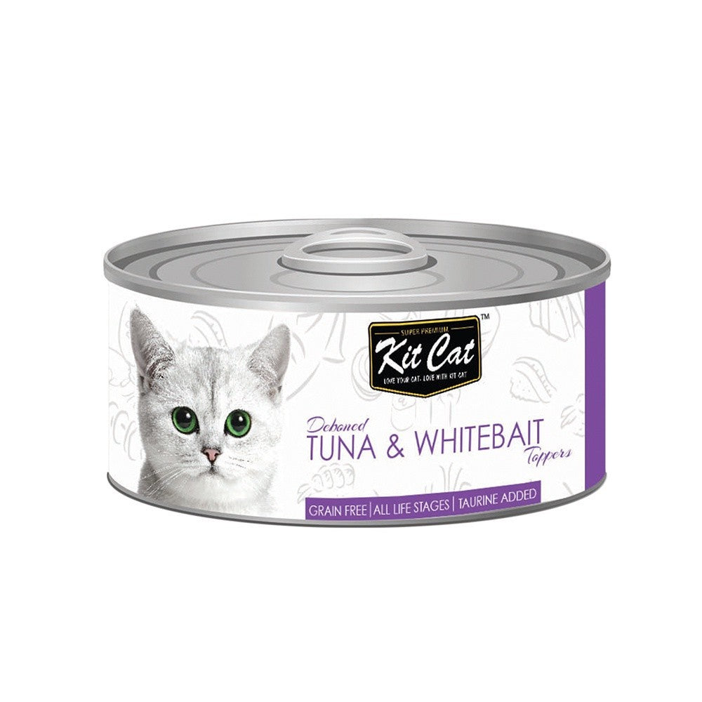 24-Pack Kit Cat Deboned Food Topper for Adult Cats & Kittens - 80g Pouches, 22 Flavor Variety - Perfect for Mealtime Enhancement & Picky Eaters