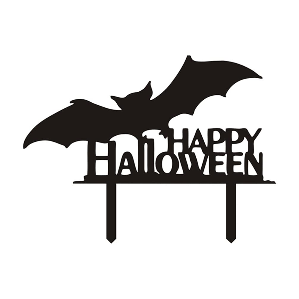 IMIKEYA Halloween Bat Cake Topper Set - 12pcs Acrylic Cupcake Toppers & Cake Picks for Halloween Party Decorations | Perfect for Birthday Cakes, Cupcakes, and Halloween Party Supplies