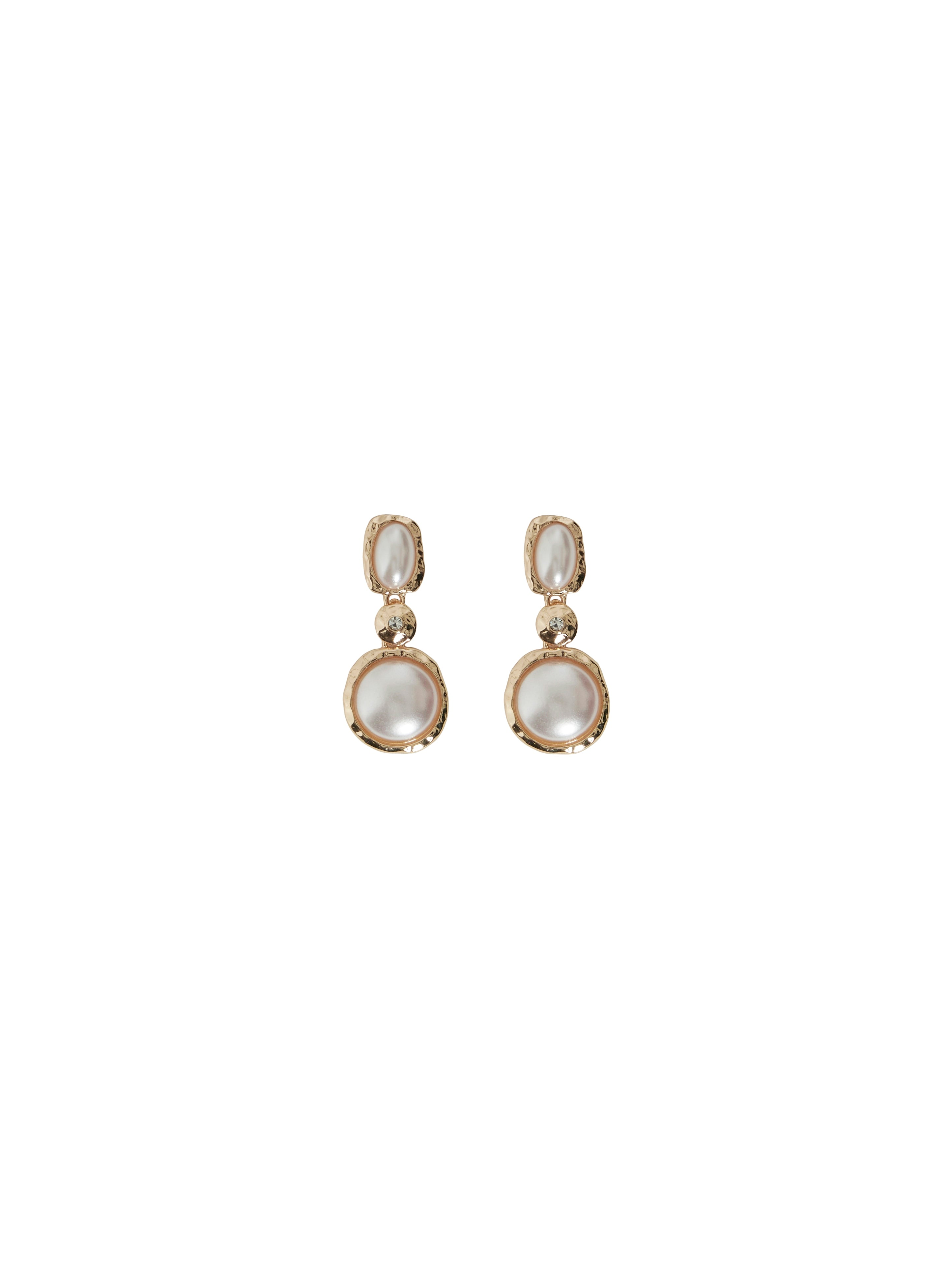 Aria Drop Earrings - Elegant Cloud Dancer Design for Women | Perfect for Parties, Weddings & Special Occasions