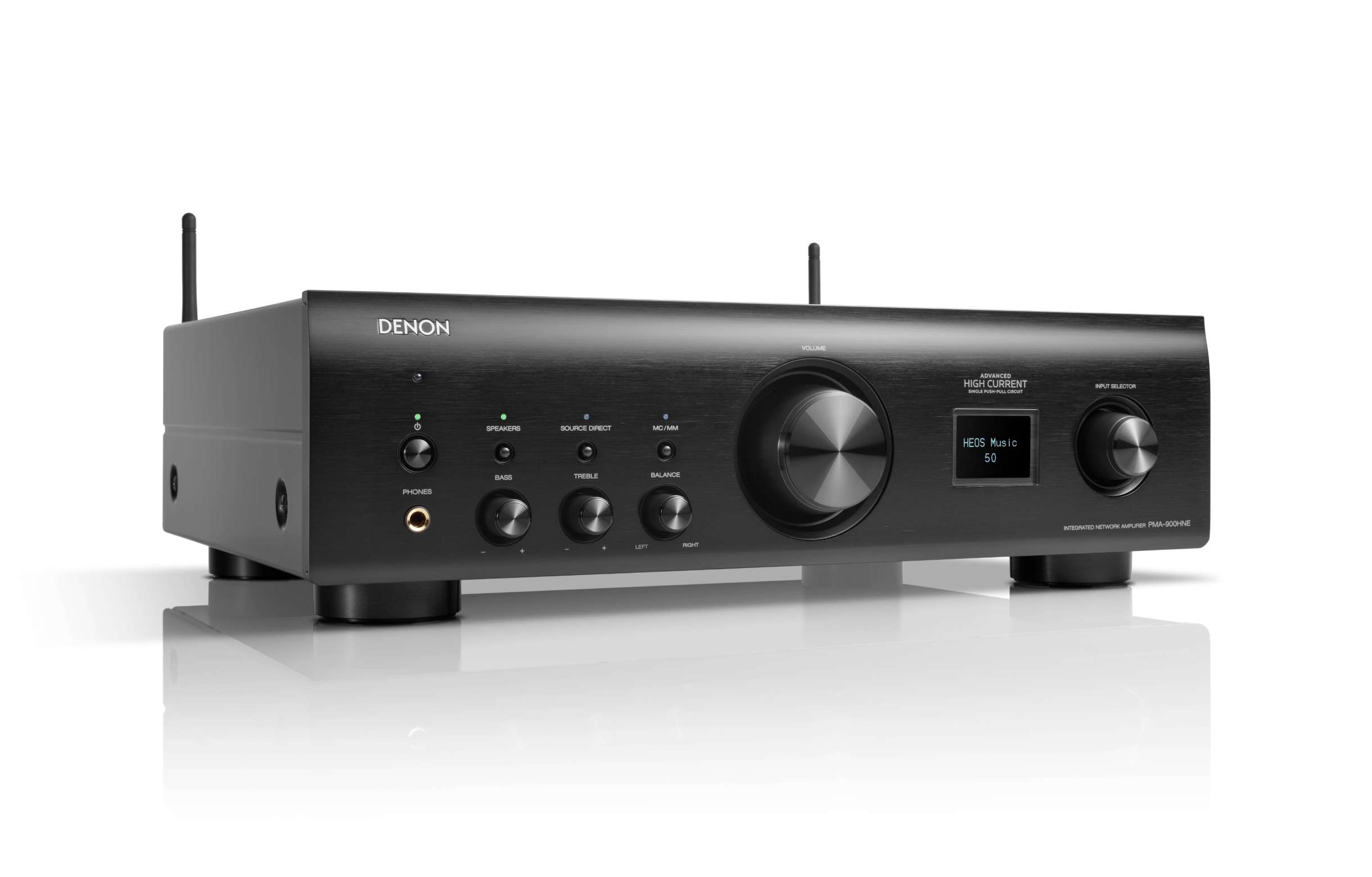 Denon PMA 900HNE Integrated Network Amplifier with HEOS Built-in | Hi-Fi Audio Streaming for Home Theater & Music Listening | Wireless Multi-Room Audio System