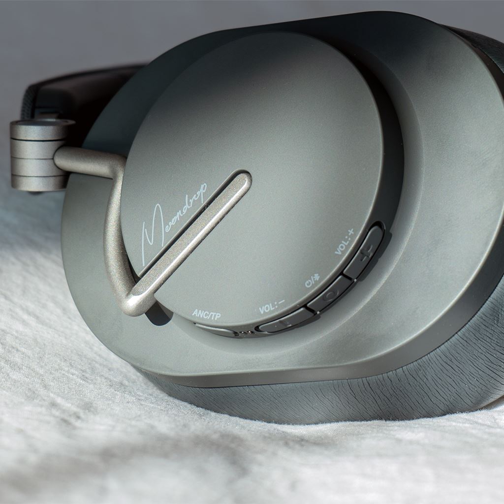 Moondrop Edge Wireless ANC Headphones - Bluetooth 5.0 Noise Cancelling Over-Ear Headset with 30H Playtime, Hi-Fi Sound for Travel, Work & Gaming